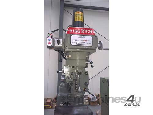 King Rich Millling Machine Engineered for Precision, Stability, Durability, and Dependabiliy