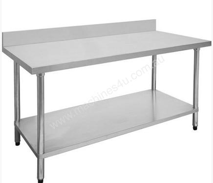 F.E.D. 0900-7-WBB Economic 304 Grade Stainless Steel Table with splashback 900x700x900