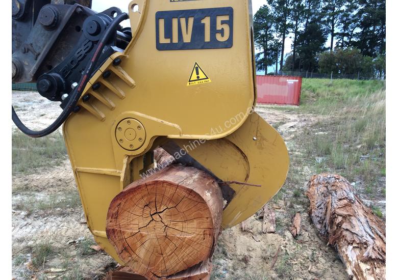 caption Excavator Tree Shears for Hire