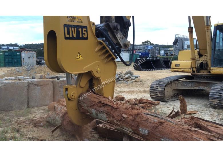 caption Excavator Tree Shears for Hire