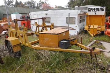 1ton cable drum trailer , O/R brakes