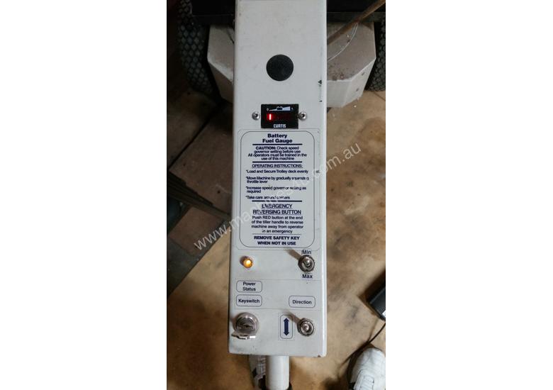 caption Electrodrive Industrial Vehicle Tug - towing unit