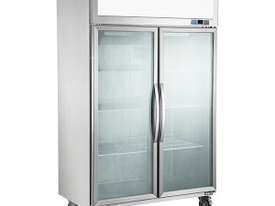 F.E.D Upright Display Fridges Stainless Steel Exterior & Interior - picture0' - Click to enlarge