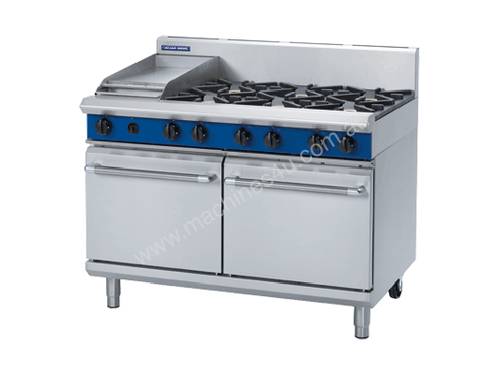 Blue Seal Evolution Series G528C - 1200mm Gas Range Double Static Oven