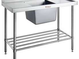 Simply Stainless - Single Sink Bench 600mm Deep - picture0' - Click to enlarge