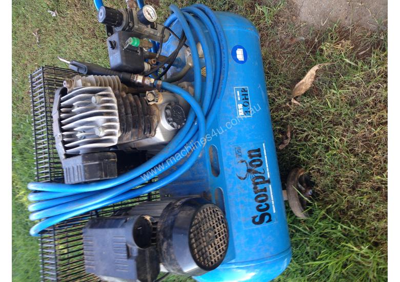 caption Air compressor
