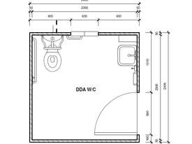 2.4M x 2.4M DISABLE TOILET - picture2' - Click to enlarge
