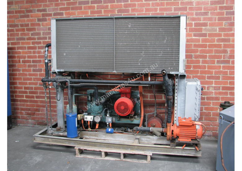 caption Industrial Water Liquid Chiller Refrigeration Unit - Muller
