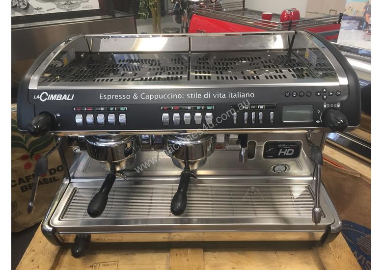 Click to view full size photos LA CIMBALI M39 DOSATRON HD 2 GROUP ESPRESSO COFFEE MACHINE AUTO MILK STEAMER CAFE