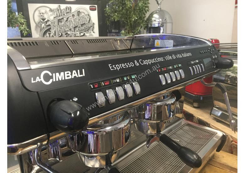Click to view full size photos LA CIMBALI M39 DOSATRON HD 2 GROUP ESPRESSO COFFEE MACHINE AUTO MILK STEAMER CAFE