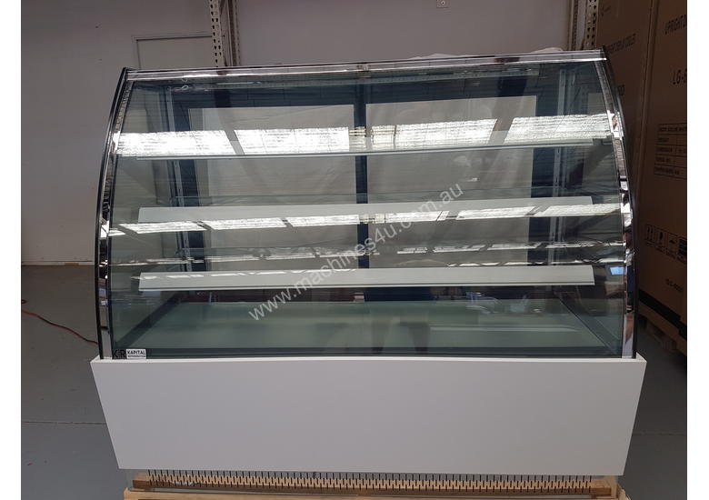 caption BRAND NEW! Curved Cake Display Fridge