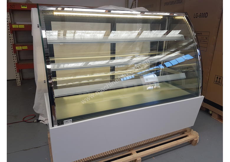 caption BRAND NEW! Curved Cake Display Fridge