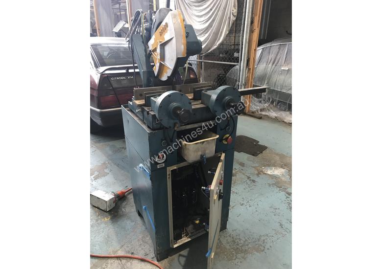 caption Brobo 350 Cold Saw with Dual Air Vice Clamping SA350D