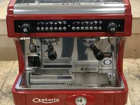 ASTORIA CALYPSO 2 GROUP COMPACT RED HIGH CUP ESPRESSO COFFEE MACHINE - picture0' - Click to enlarge