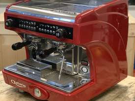 ASTORIA CALYPSO 2 GROUP COMPACT RED HIGH CUP ESPRESSO COFFEE MACHINE - picture1' - Click to enlarge