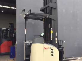Crown RR 5700 Reach Sit/Stand on Forklift Truck Refurbished & Repainted - picture1' - Click to enlarge