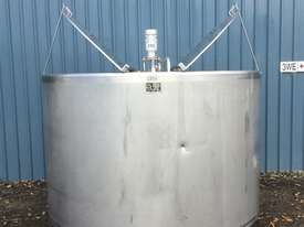 4,000ltr Used Jacketed Stainless Steel Tank, Milk Vat - picture0' - Click to enlarge