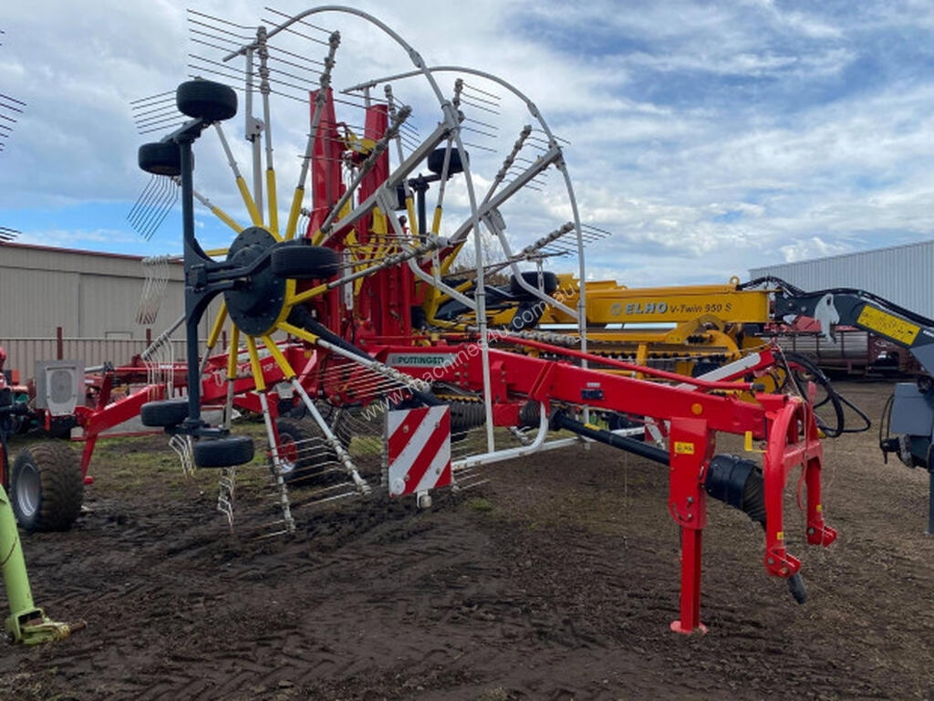 Used 2018 pottinger Pottinger TOP 842C Rakes Tedder Hay Forage Equip ...