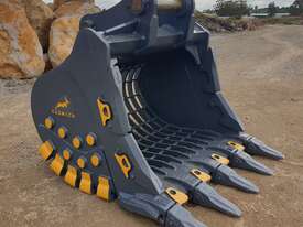 Rock Sieve Bucket AUSSIE BUCKETS Heavy Duty Skeleton Bucket 30T Most Sizes Available! - picture1' - Click to enlarge