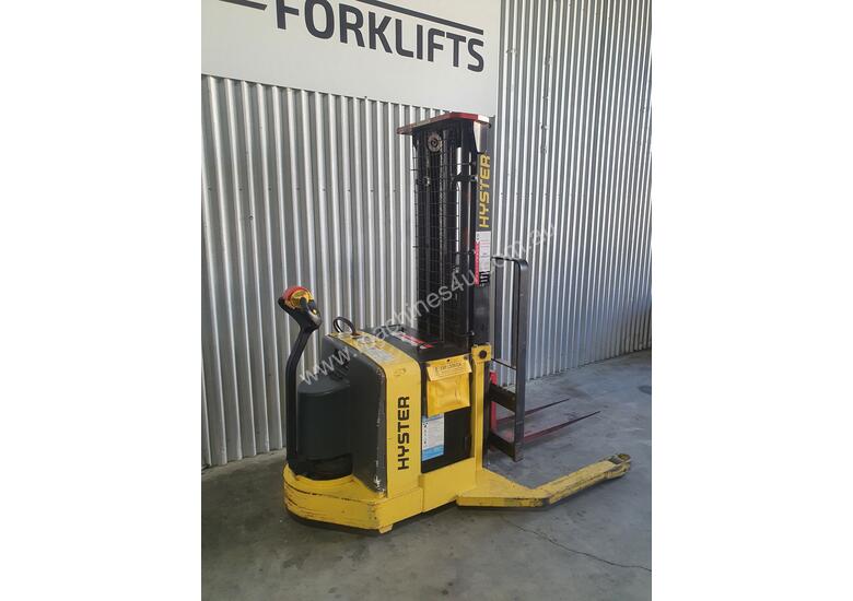 caption Hyster Walkie Stacker - 1.3 tonne