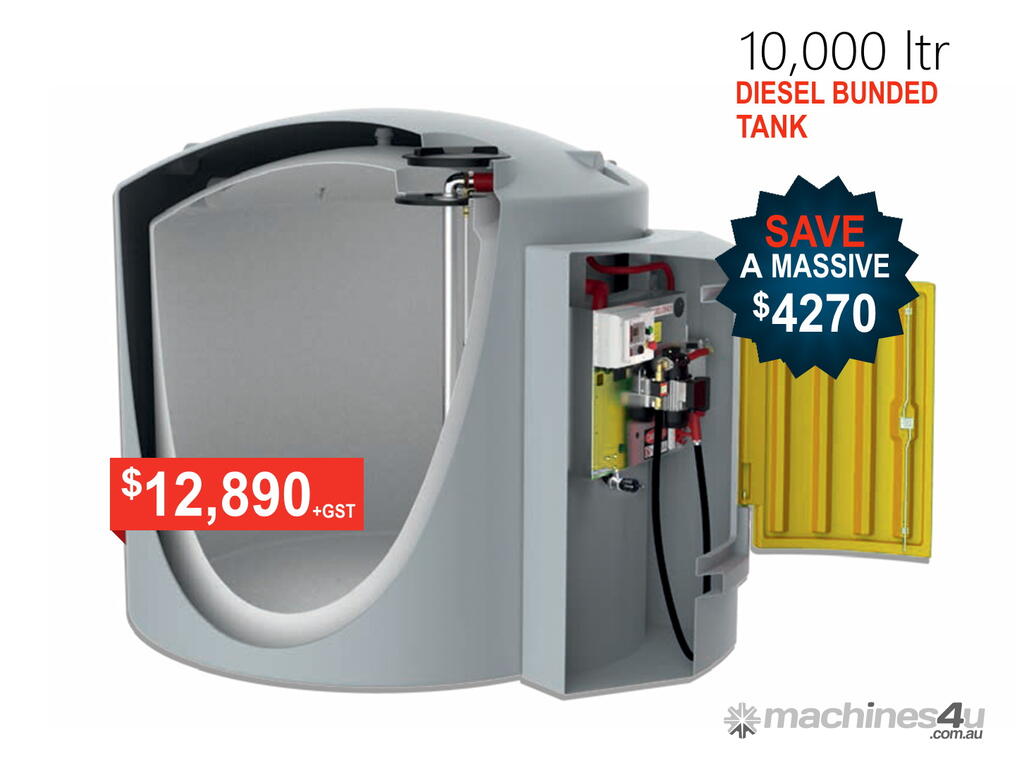 New 2021 bunded 10000L Diesel Tanks in DARRA, QLD