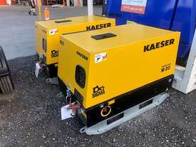 Ex Show Room Stock Kaeser M20 Skid Mount Diesel Air Compressor - 70cfm - 1 Hour on the clock - picture0' - Click to enlarge
