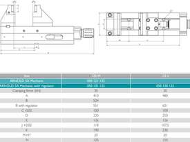 Fresmak High Pressure ARNOLD 5X Workholding Vice - picture1' - Click to enlarge