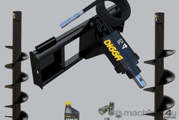 Digga PD4 auger drive combo package tractor up to 250Hp