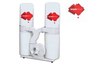 3HP Dust extractor twin bags three phase 160mm dia