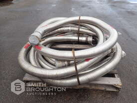 3 X 6M LENGTHS STAINLESS SUCTION HOSES - picture0' - Click to enlarge