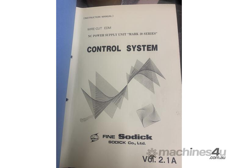 caption Vertical Wire EDM CNC - Sodick AP330*