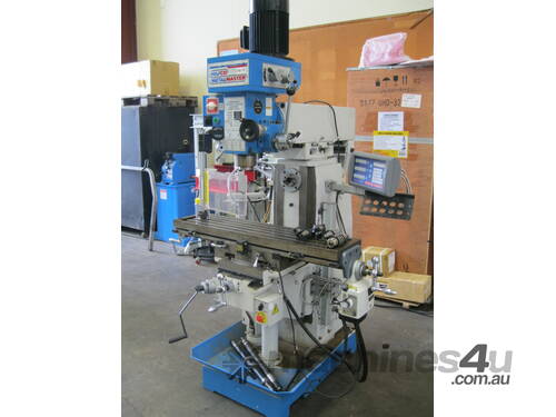 Hafco HM52G Geared Head Horizontal Vertical Turret Mill