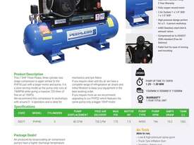 Peerless Air Compressor Three Phase 7.5HP High Pressure 720LPM PHP40 - picture2' - Click to enlarge