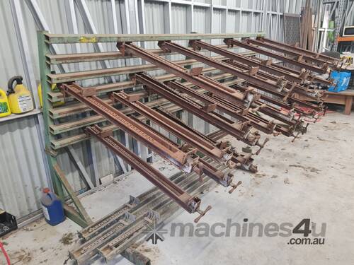 Clamping System Timber 3.6m and 2m Table clamps