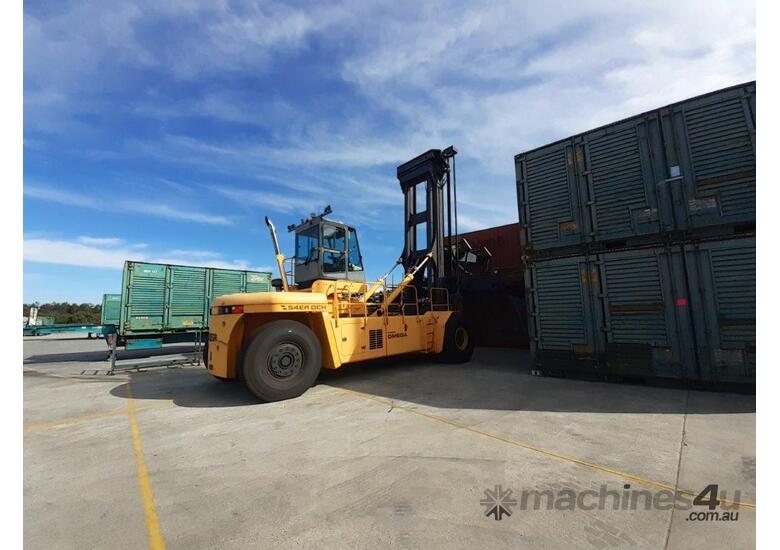 caption 40t Omega Dedicated Container Handler - 20/40 with Half Height Gantry - Hire