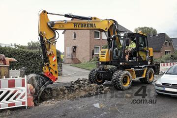 Hydrema MX18G Wheeled Excavator 175 HP for Tight Spaces and Heavy Lifting!
