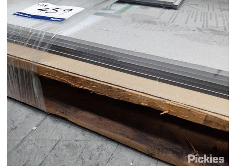 Used Polycarbonate Sheets Pallet of Assorted Metalworking Machinery in