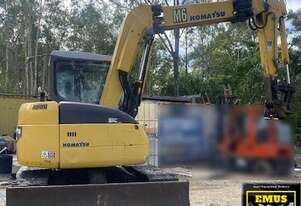 Komatsu PC78UU-6 Excavator, optional attachments, E.M.U.S MS818