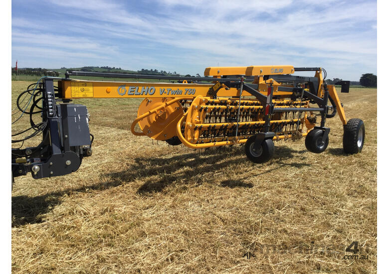 caption Elho V-Twin 750 Rakes/Tedder Hay/Forage Equip