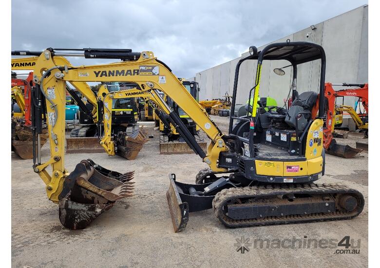 Used 2021 Yanmar 2021 YANMAR VIO356 EXCAVATOR WITH QRUBBER TRACKS AND