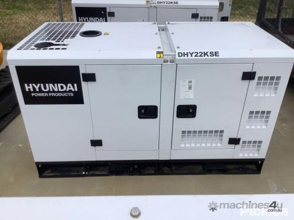 Buy Used Hyundai DHY22KSE Diesel Generator Run Hours 0 5 Item Untested Serial No 20D120057