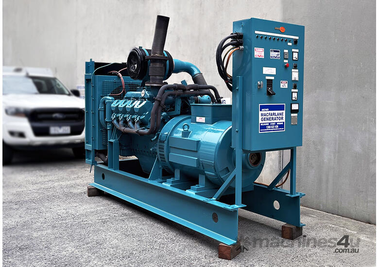 caption MACFARLANE - 250kVA Scania Open Generator