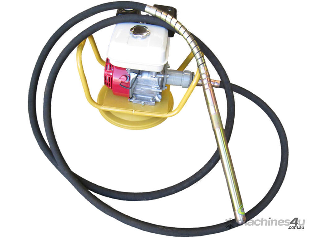 New Powamac Concrete vibrator with 6mx 38mm vibrator head and 5 5hp