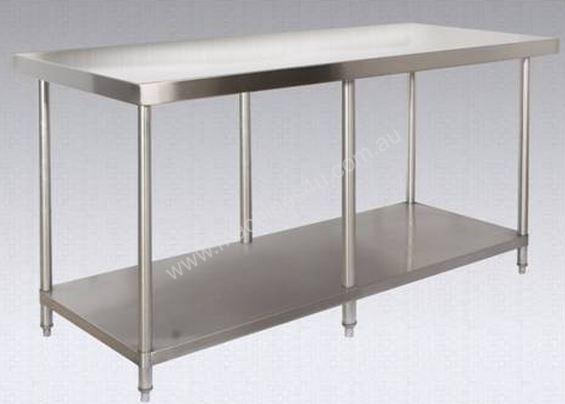 caption Brayco 3636 Wider Island Stainless Steel Bench (91