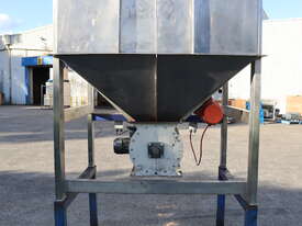 Large Hopper with Rotary Valve Feeder - 2000L - picture1' - Click to enlarge