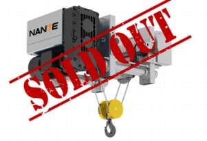 Nante NHA Series Wire Rope 12.5T Hoist & Trolley - Exclusive Distributor