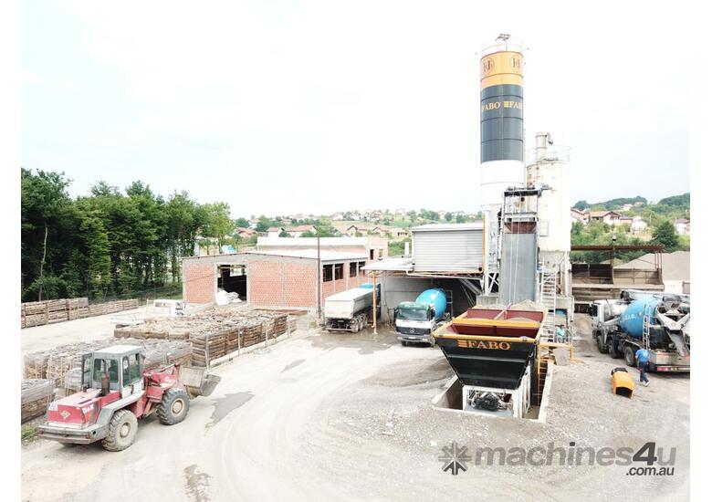 caption SKIP SYSTEM CONCRETE BATCHING PLANT | 60m3/h Capacity | AVAILABLE IN STOCK