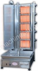 caption Flame Master TT-FM5 Kebab Machine - 5 Burner