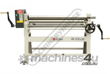 Manual Sheet Metal Curving Rolls RS1270x90 1270 x 2.5mm Mild Steel Capacity Includes Wiring Grooves