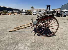 Single Axle Horse Drawn Buggy Sulky - picture1' - Click to enlarge